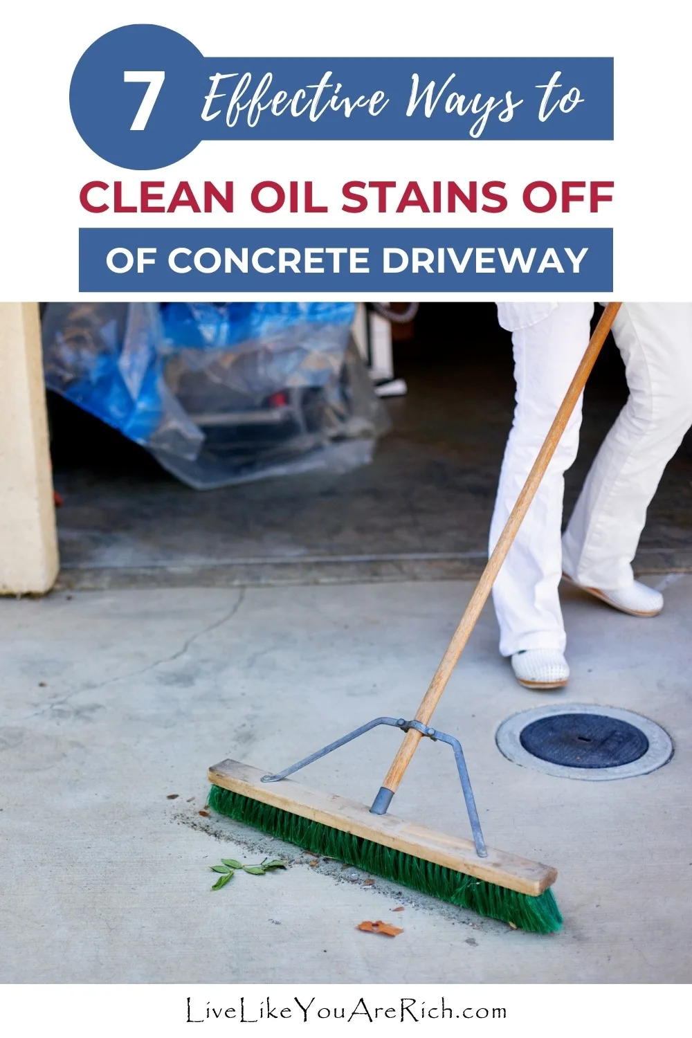 Oil stains on concrete driveways are not just unsightly - they can get tracked into your house or in your car. Removing oil stains from your concrete driveway is not just wiping a food spill on your kitchen. To effectively clean oil stains you need to adjust your ways and use greater force in combination with chemicals.