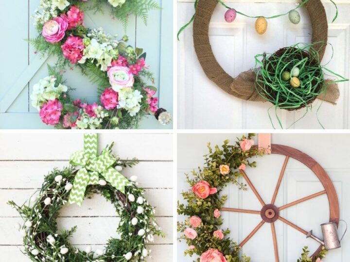 21 Easy DIY Spring Wreaths