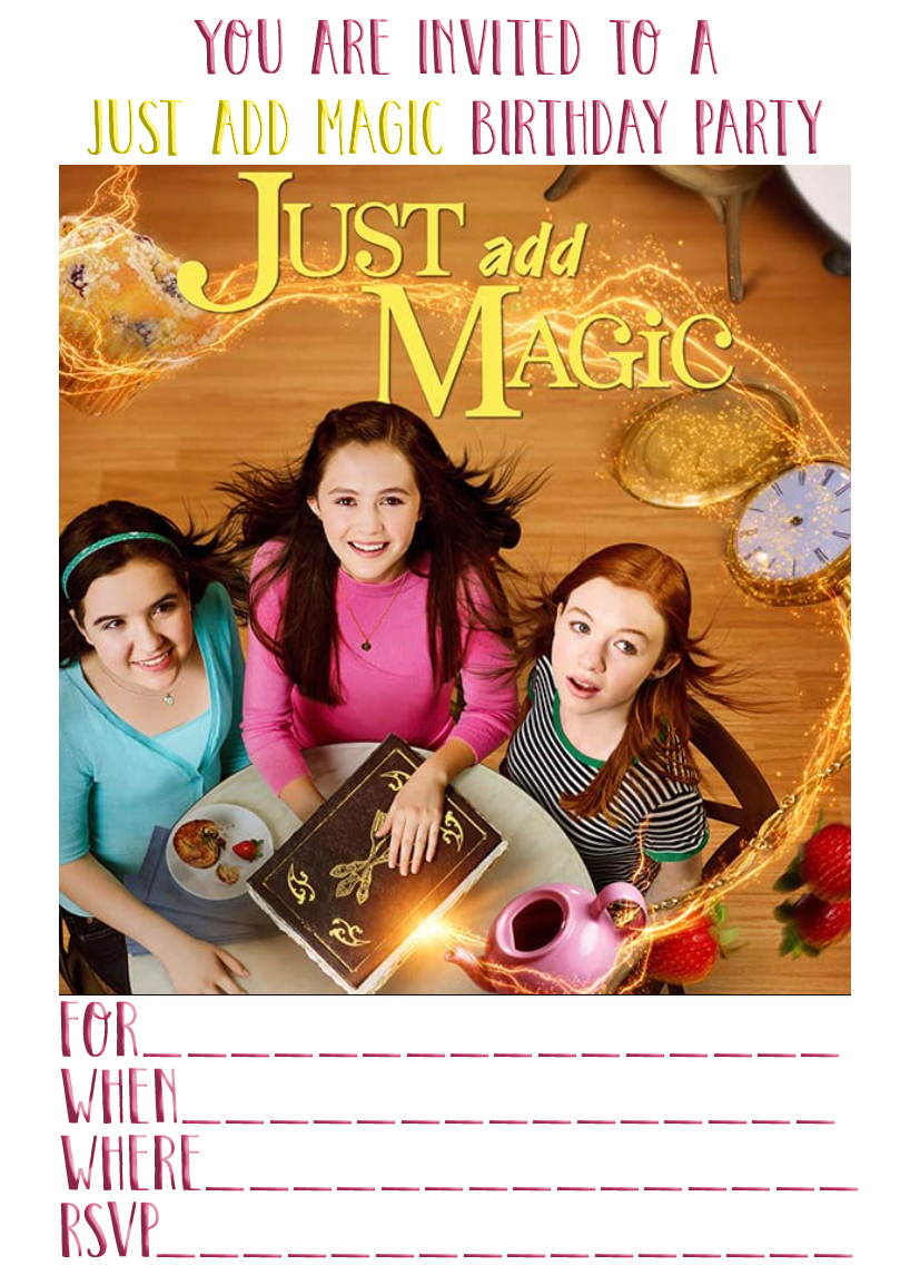 Just Add Magic Birthday Party - Live Like You Are Rich