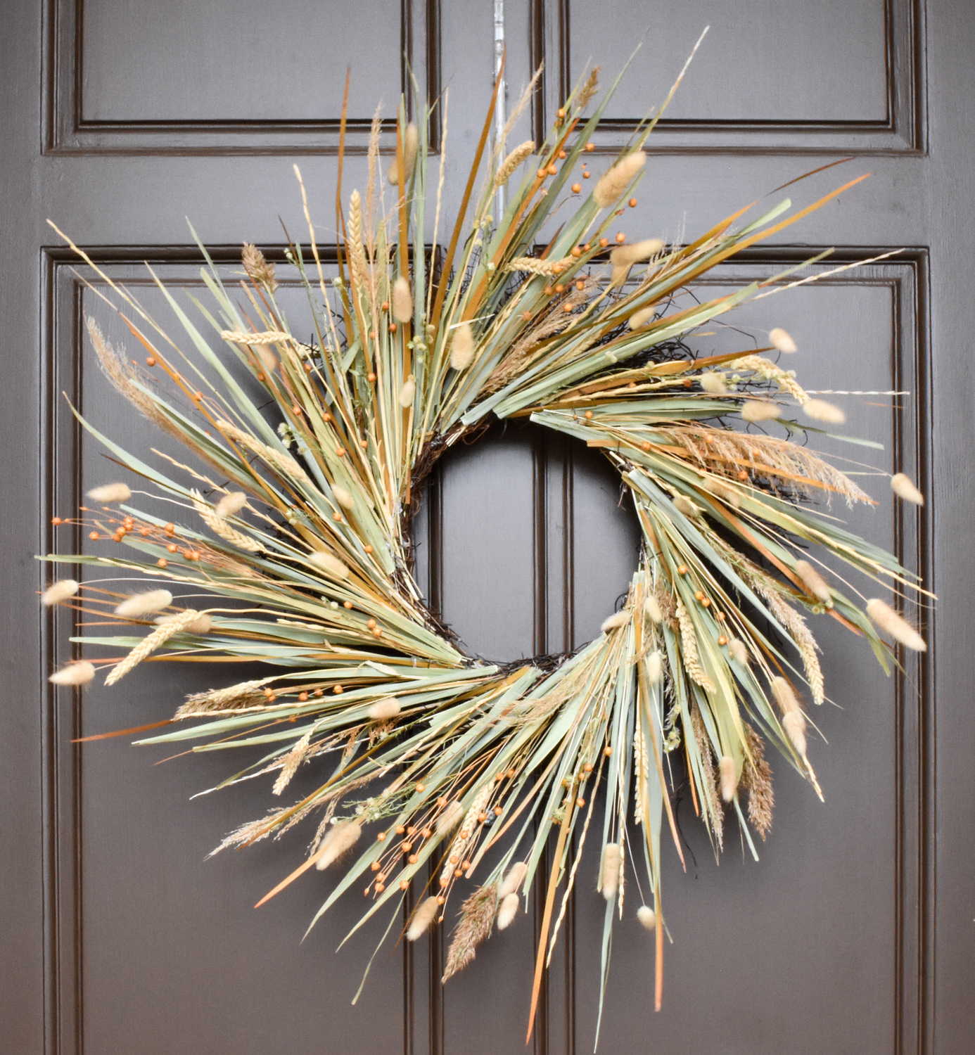 Autumn Dried Plant Wreath