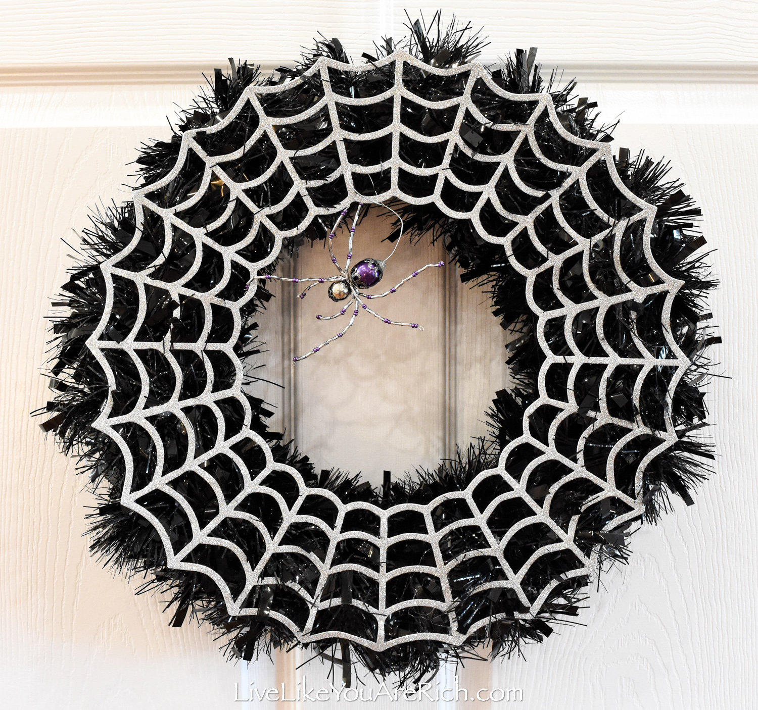 Halloween Spider Wreath