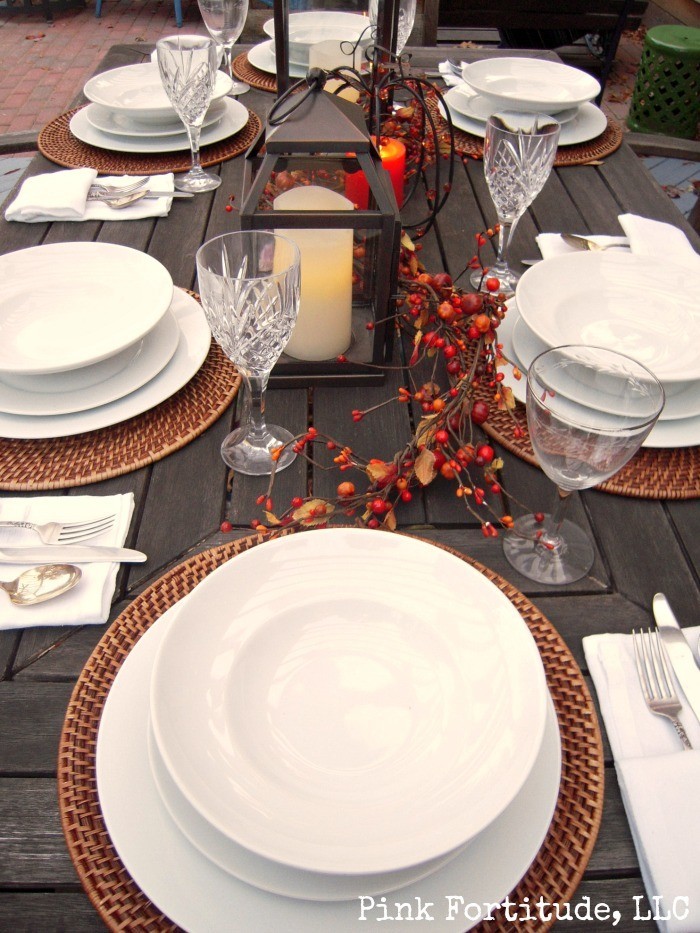 Rustic Thanksgiving Table