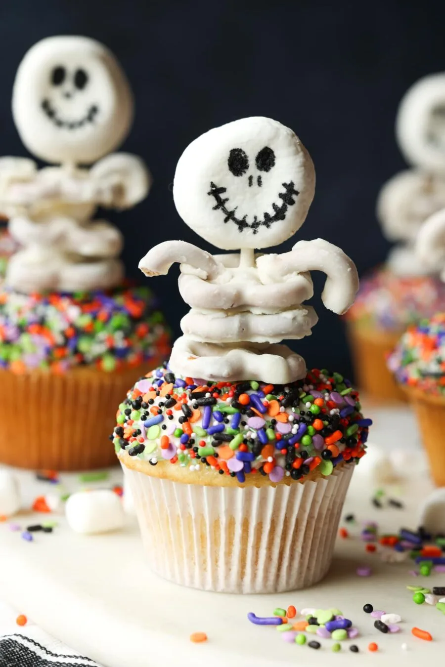 Skeleton Cupcakes