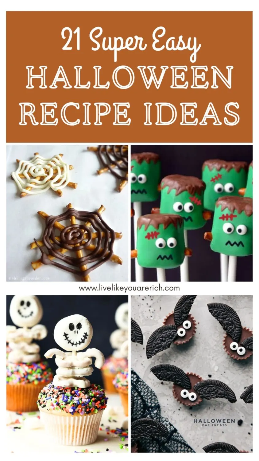 21 Super Easy Halloween Recipe Ideas