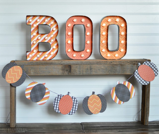 pumpkin boo banner