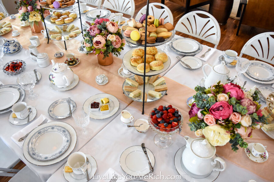 British Afternoon Tea - Live Like You Are Rich