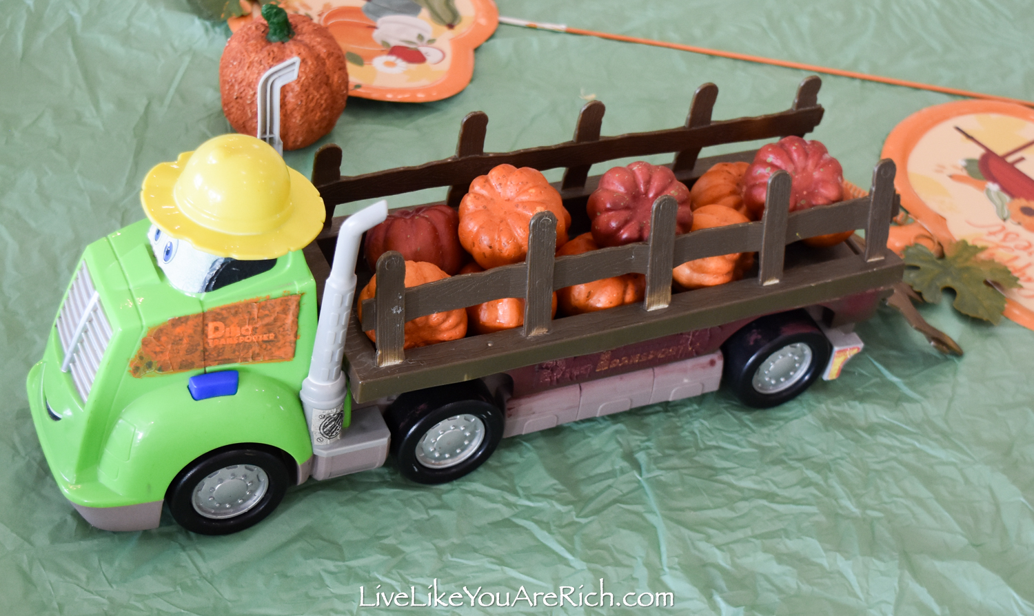 Pumpkin Truck Tablescape 