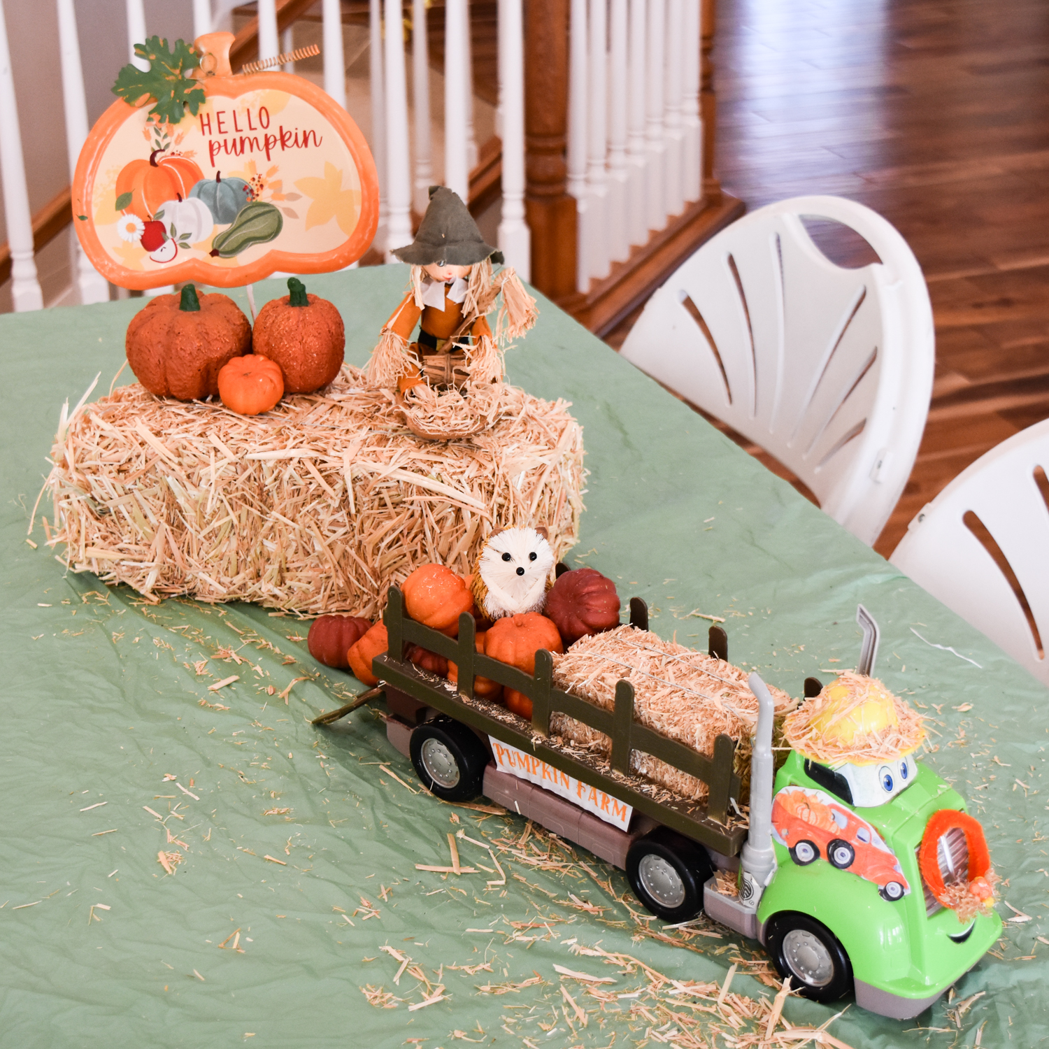 Pumpkin Truck Tablescape