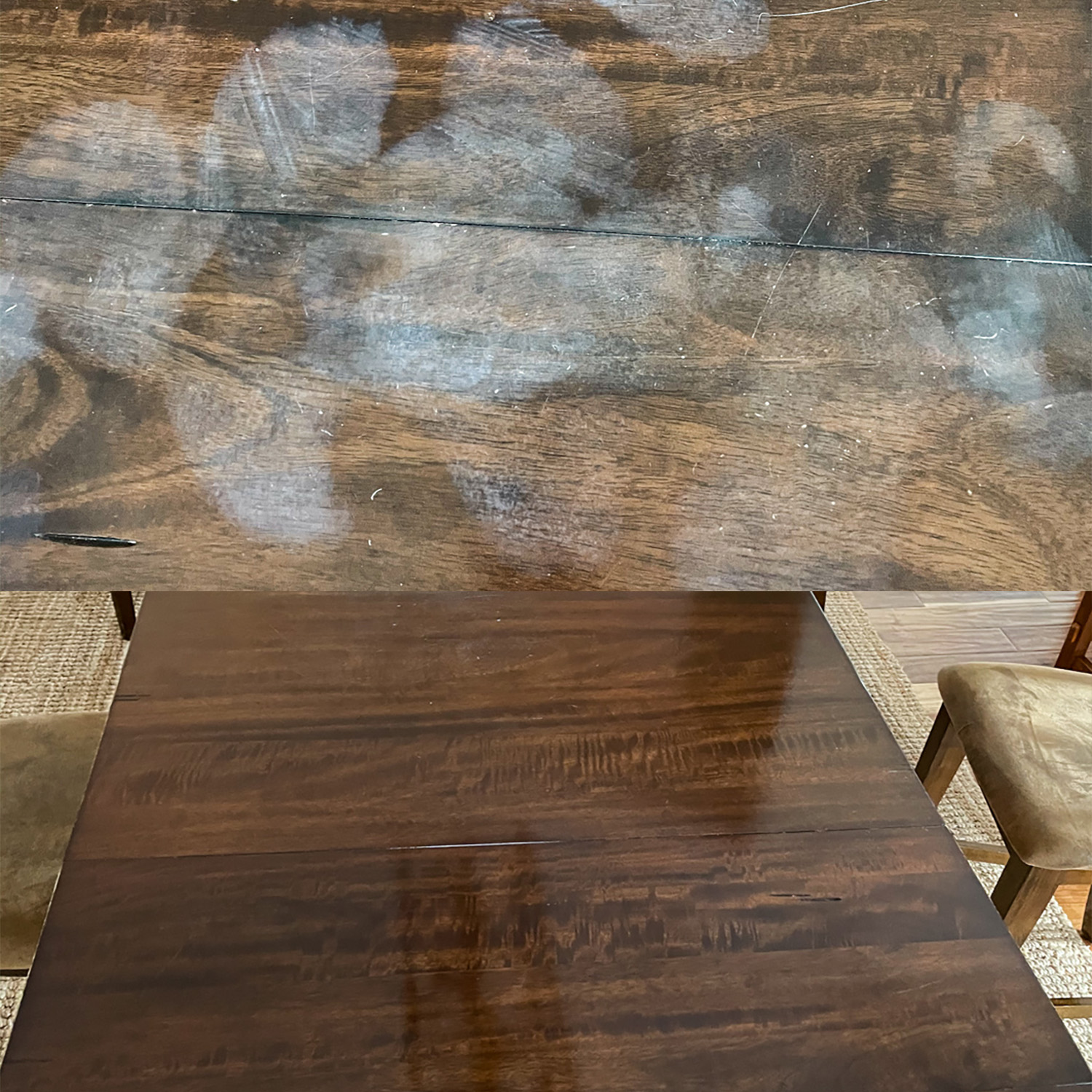 white-dots-on-wood-table-at-carolyn-brunson-blog