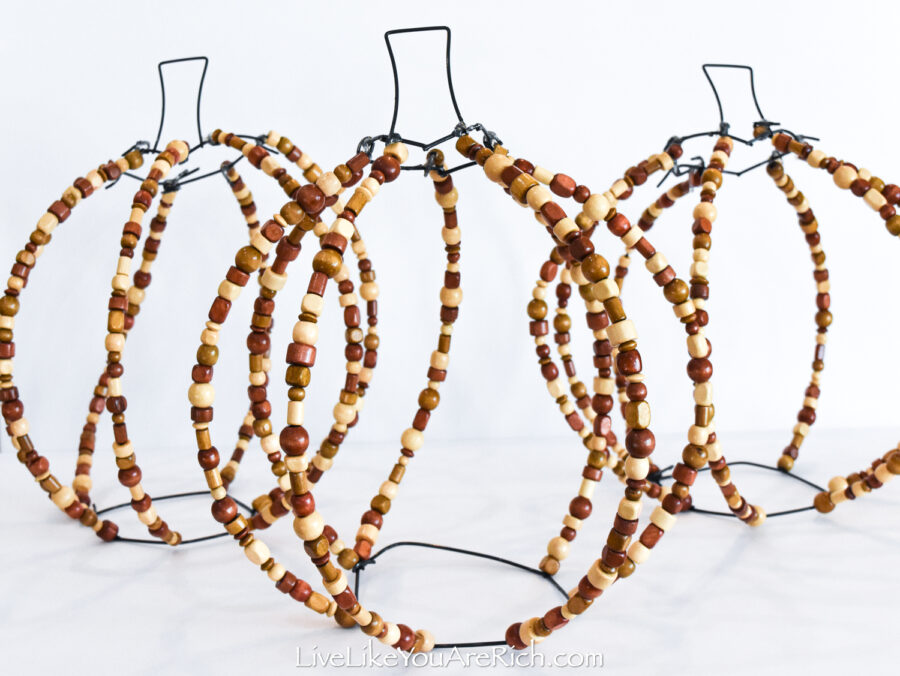 How to Make Wooden Bead Wire Pumpkins Live Like You Are Rich
