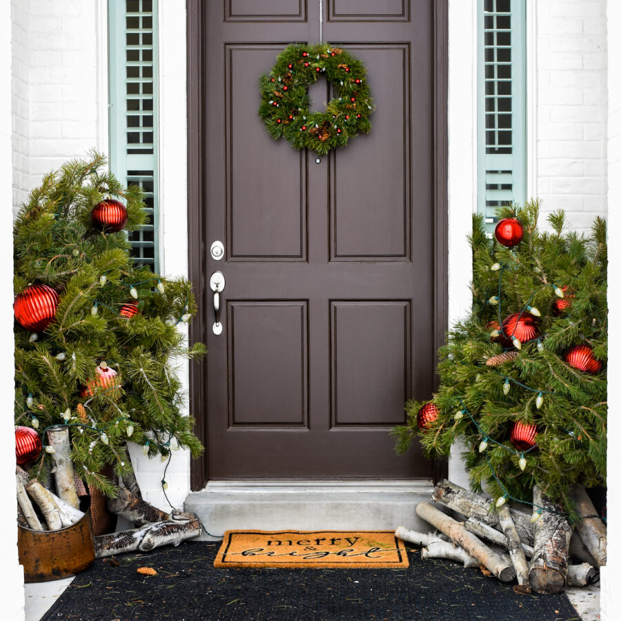 Classic Christmas Front Porch Decor - Live Like You Are Rich