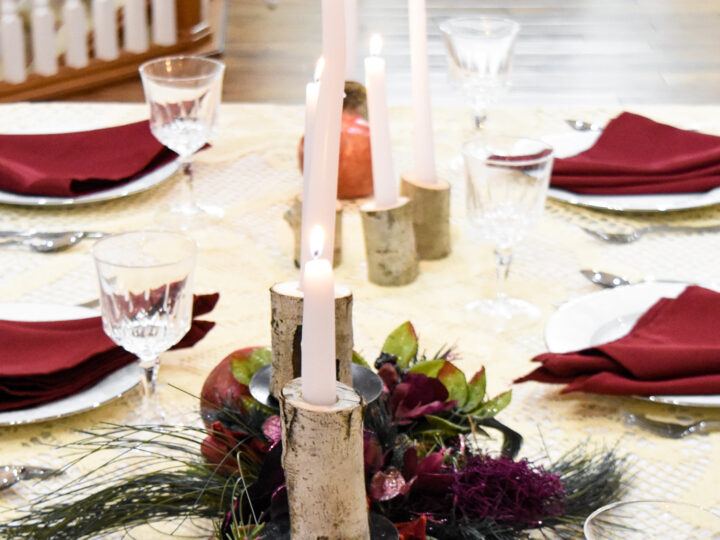 Image for DIY Aspen Wood Candlesticks