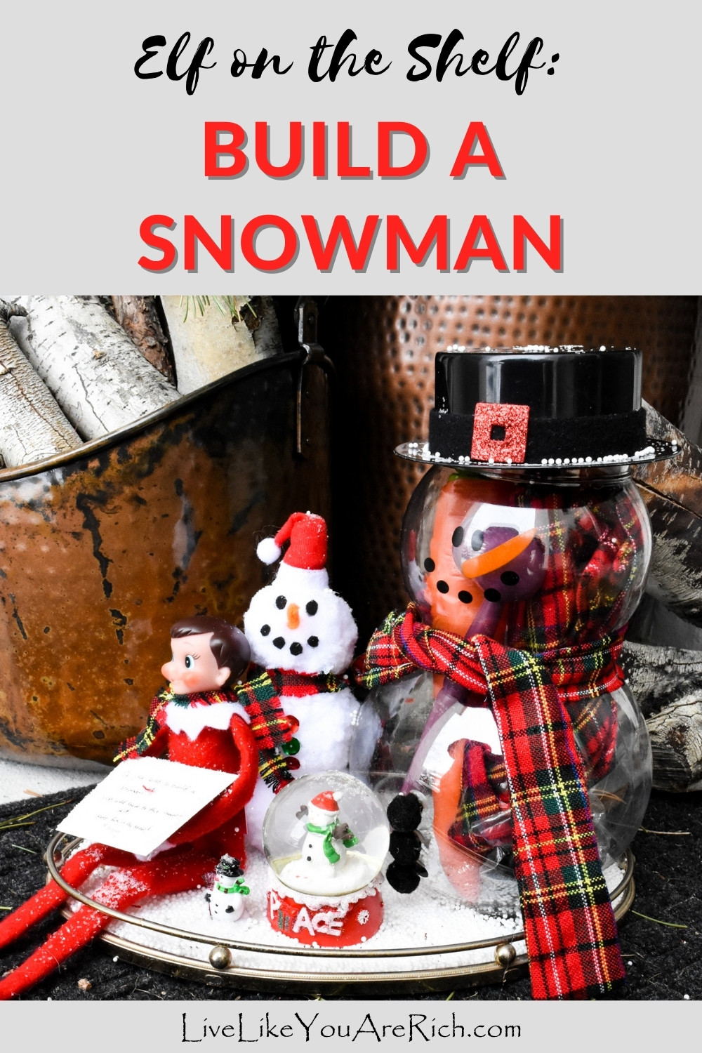 Elf on the Shelf: Do You Want to Build a Snowman?