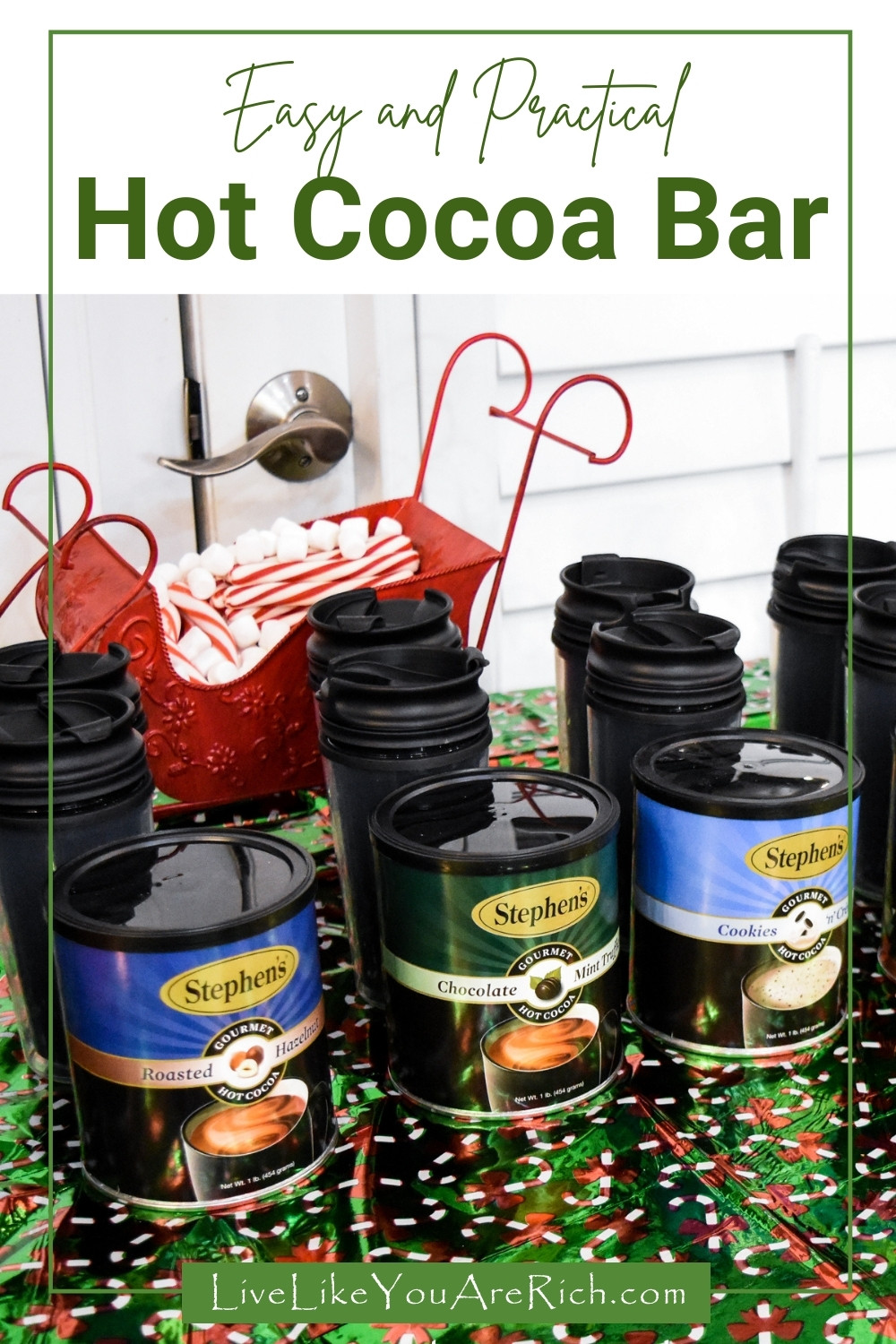 Easy and Practical Hot Cocoa Bar