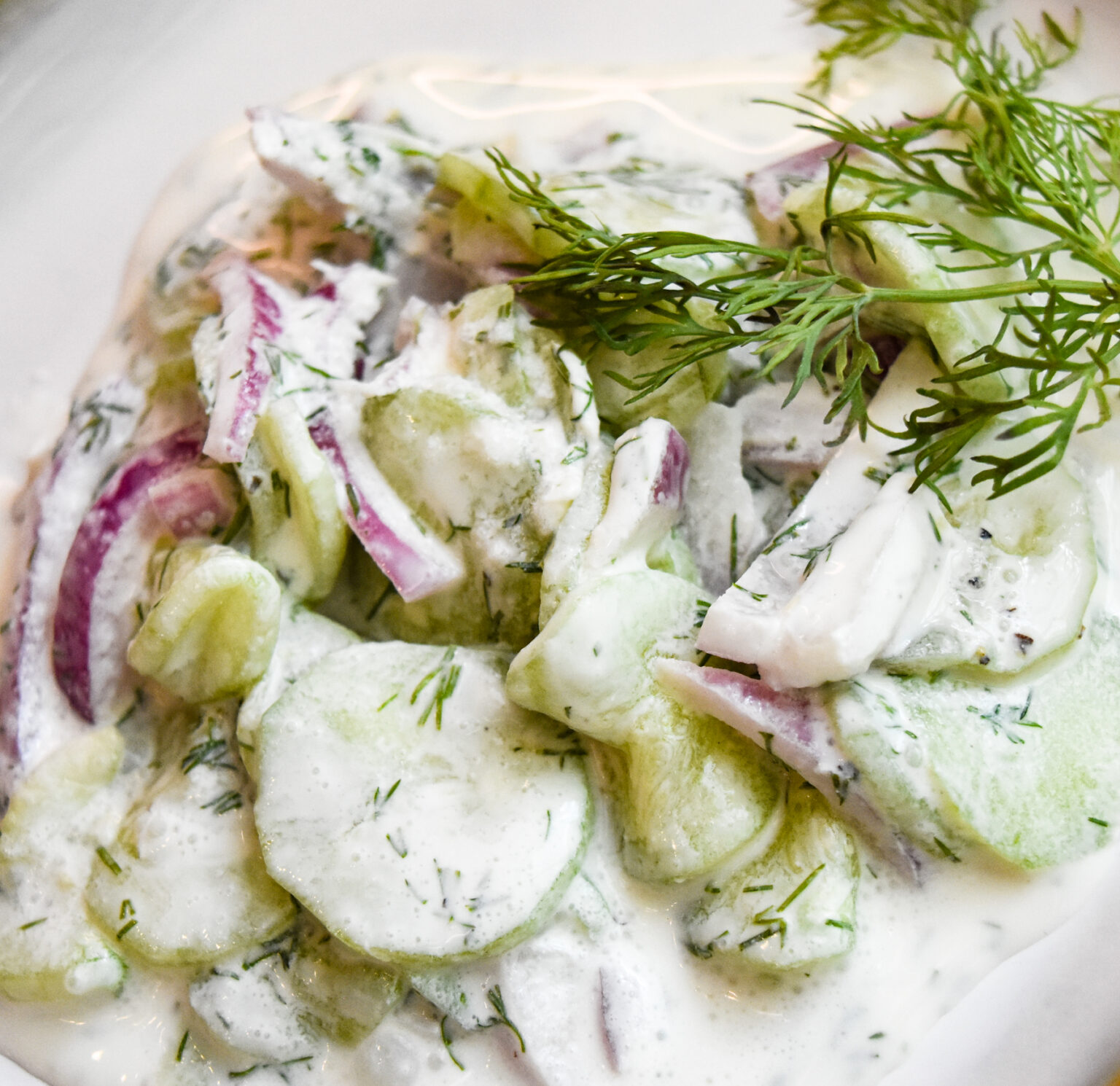 German Cucumber Dill Salad—No Vinegar Recipe Live Like You Are Rich