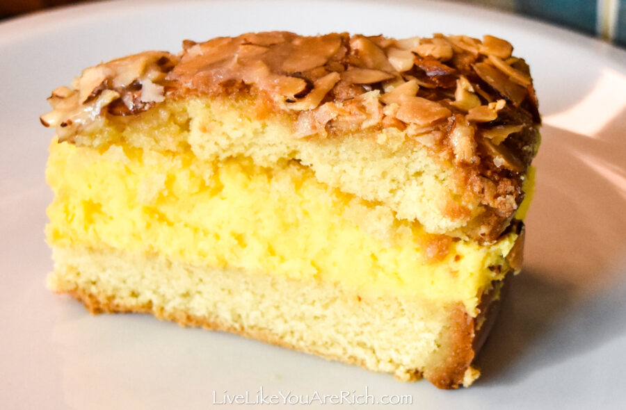 High Altitude German Bee Sting Sponge Cake (Bienenstich Kuchen) - Live ...