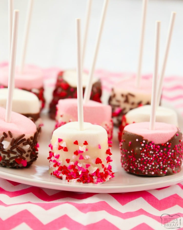 Valentines Marshmallow Pops
