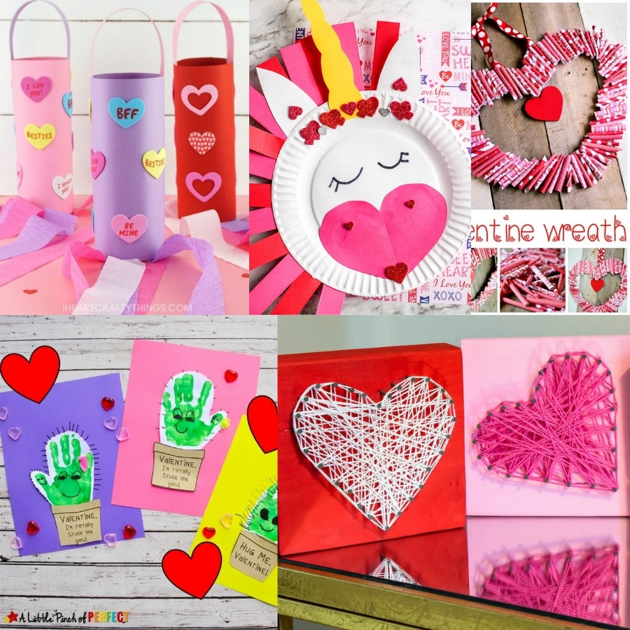 17 Valentines Day Crafts For Kids – Fun and Inexpensive