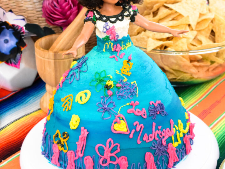 Mirabel Encanto Barbie Doll Cake - Live Like You Are Rich