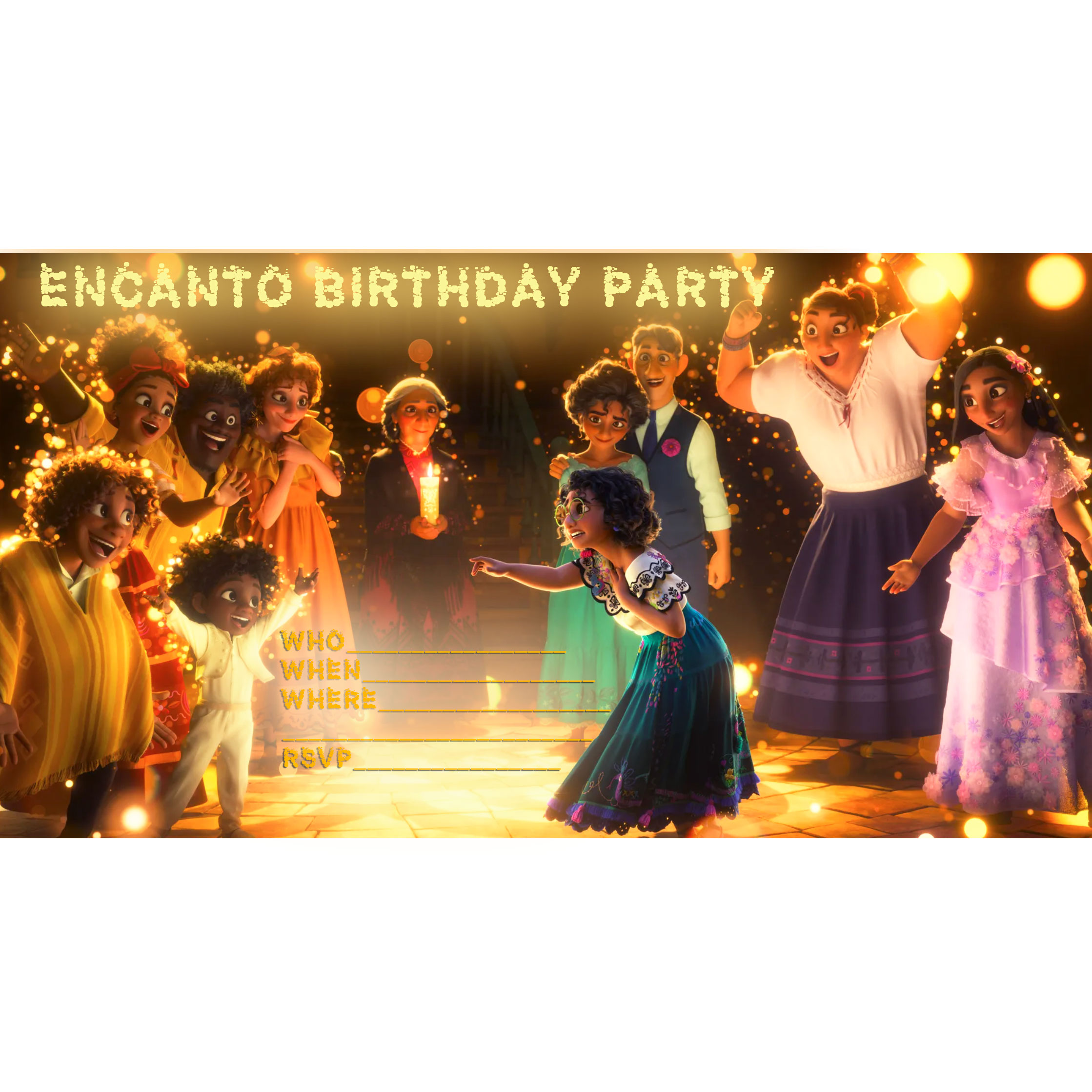 Free Encanto Birthday Party Invitation Download
