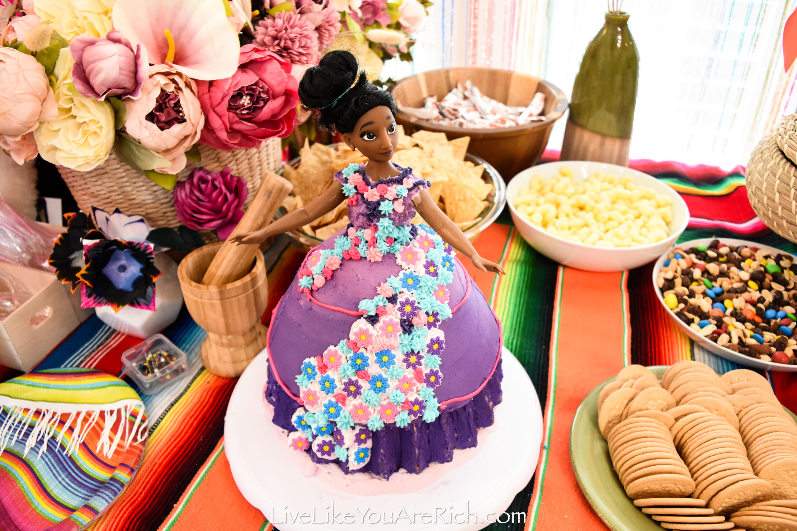 Isabela Encanto Barbie Cake - Live Like You Are Rich