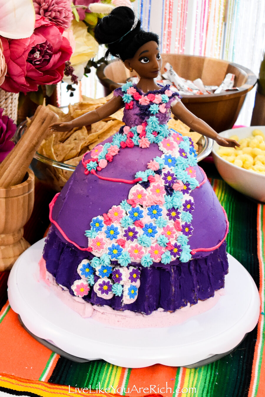 Isabela Encanto Barbie Cake - Live Like You Are Rich