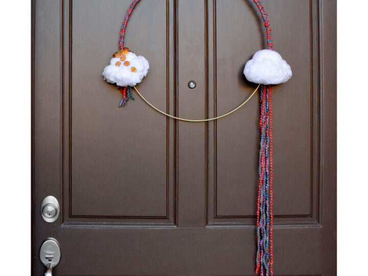 Image for St. Patrick's Day Rainbow Hoop Wreath