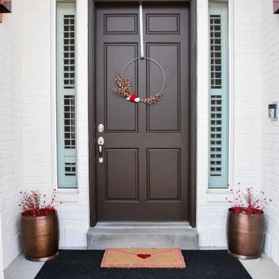 Valentine’s Day Front Door Decor