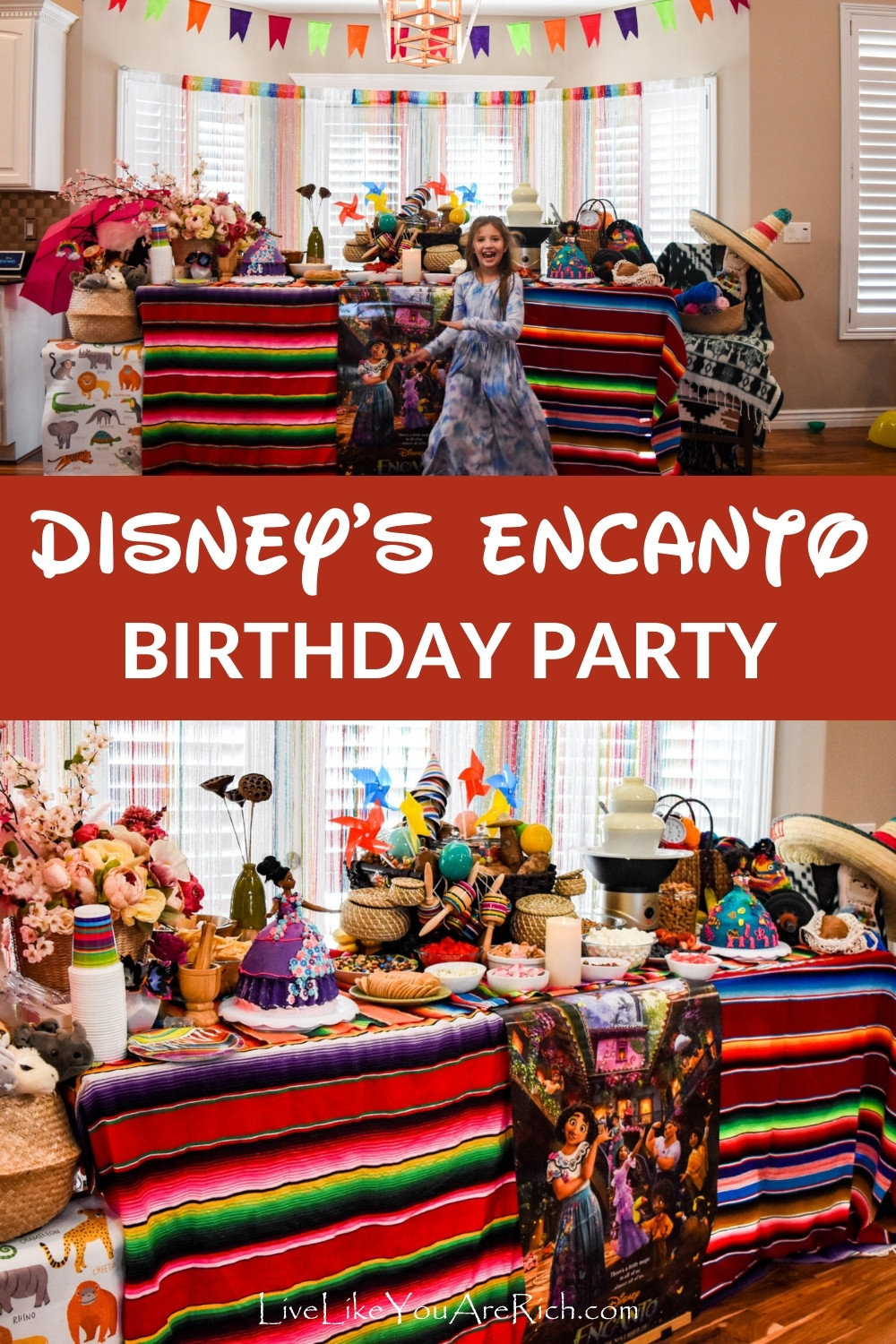 Disney’s Encanto Birthday Party. It was such a fun party to throw! 