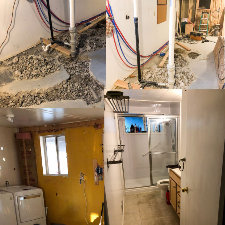 1 Bathroom Remodel and 2 Bathroom Installations on a Budget