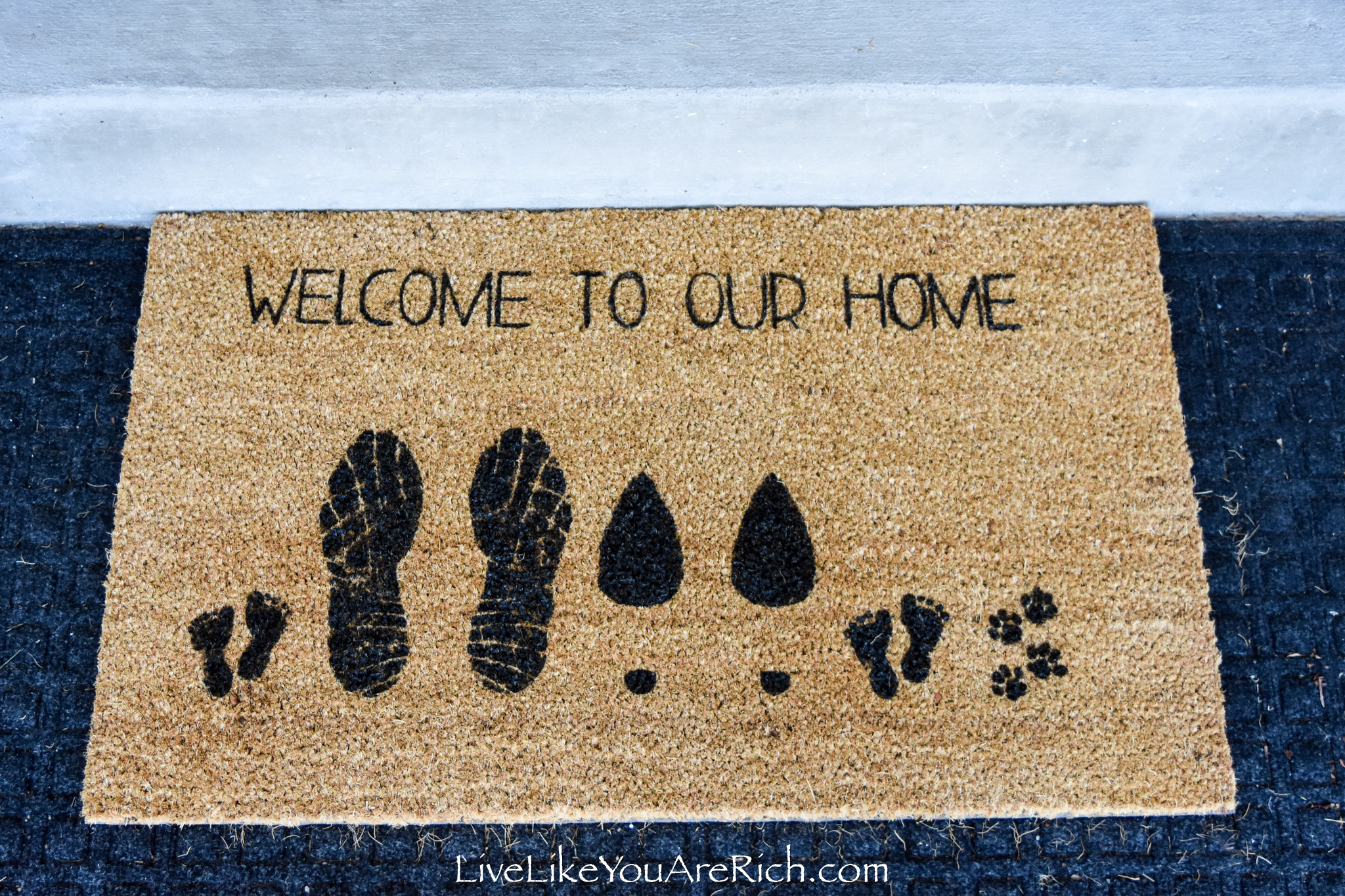 Customized Footprint Doormat