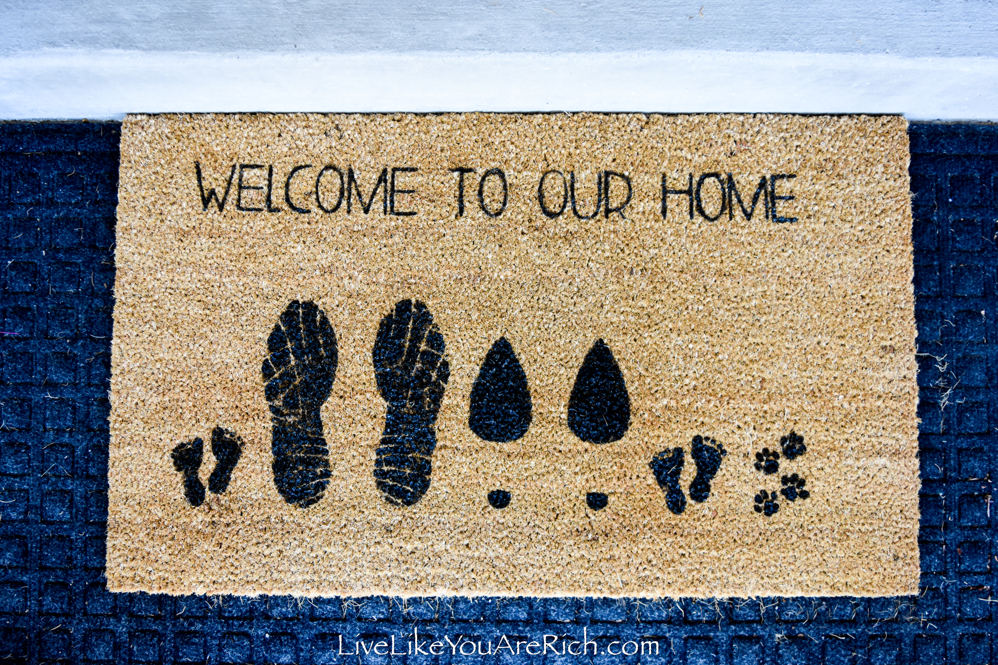 Customized Footprint Doormat