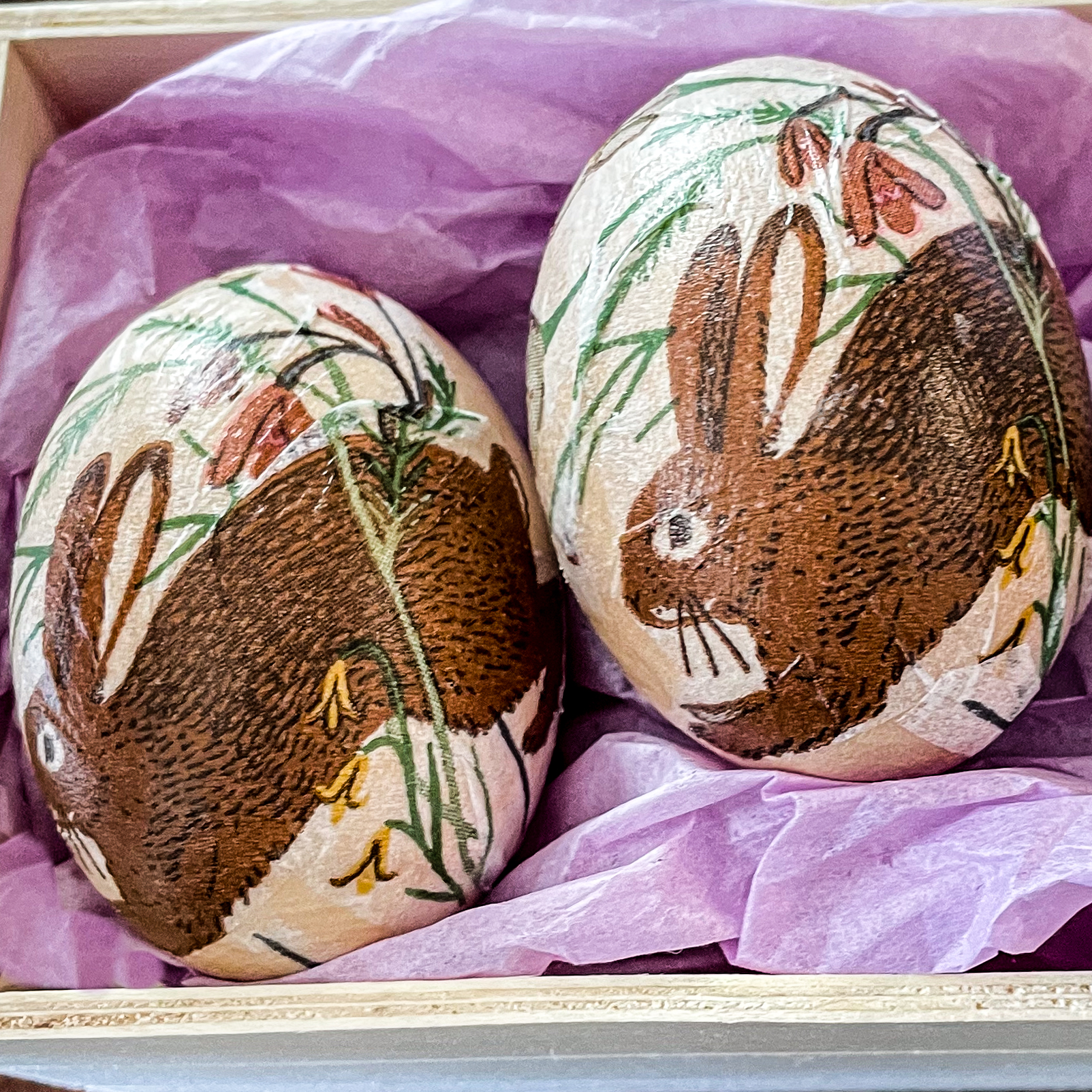 How to Decorate Easter Eggs with Decoupage Napkins - Play Party Plan