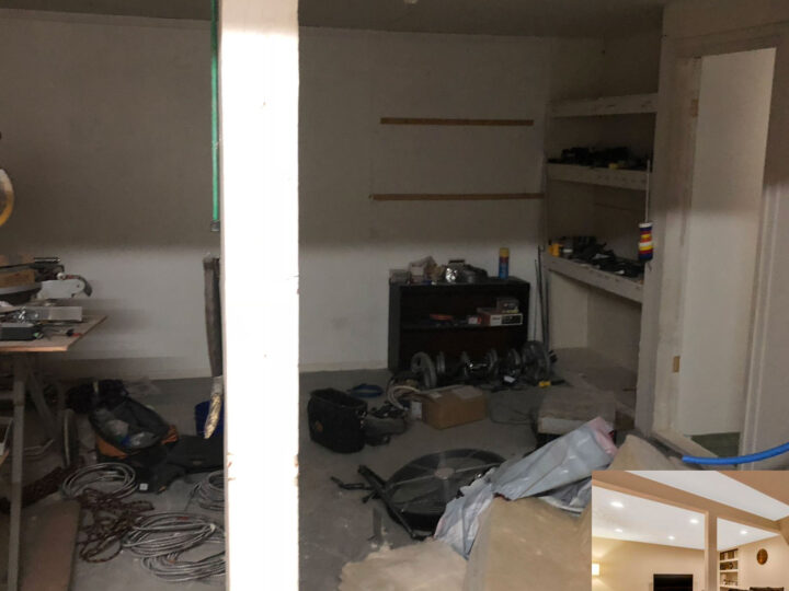 Image for Family Room Renovation Before and After on a Budget