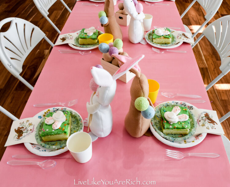 Peter Rabbit Adults' Tablescape - Live Like You Are Rich