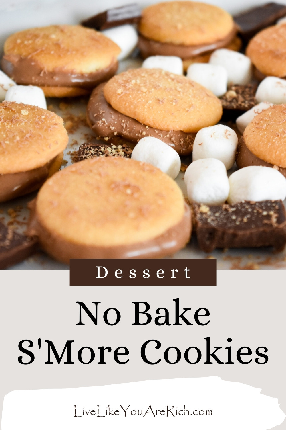 No Bake S'More Cookies