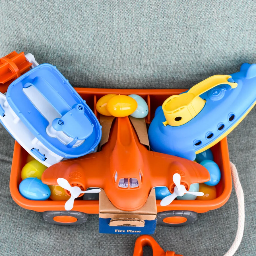 Easter Basket green Toys