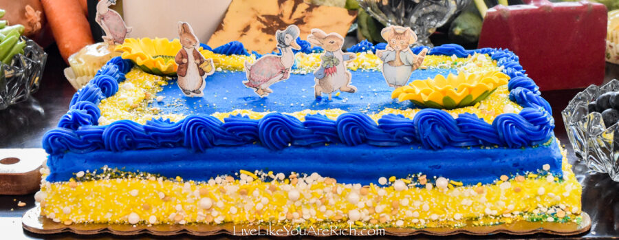 Food and Decor for a Peter Rabbit Party - Live Like You Are Rich