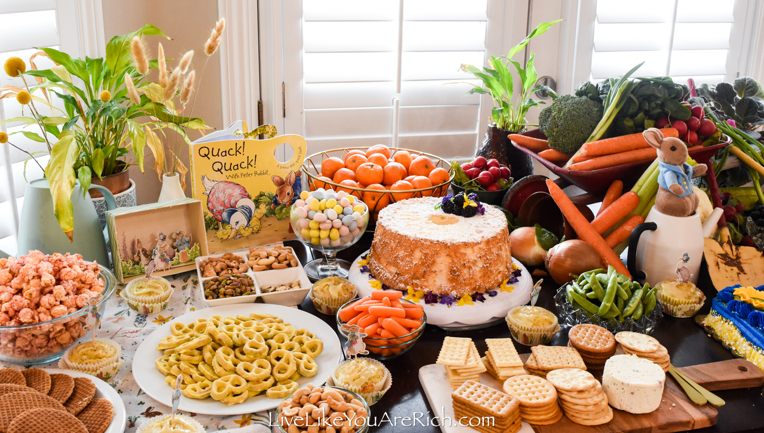 Baby shower best sale food table