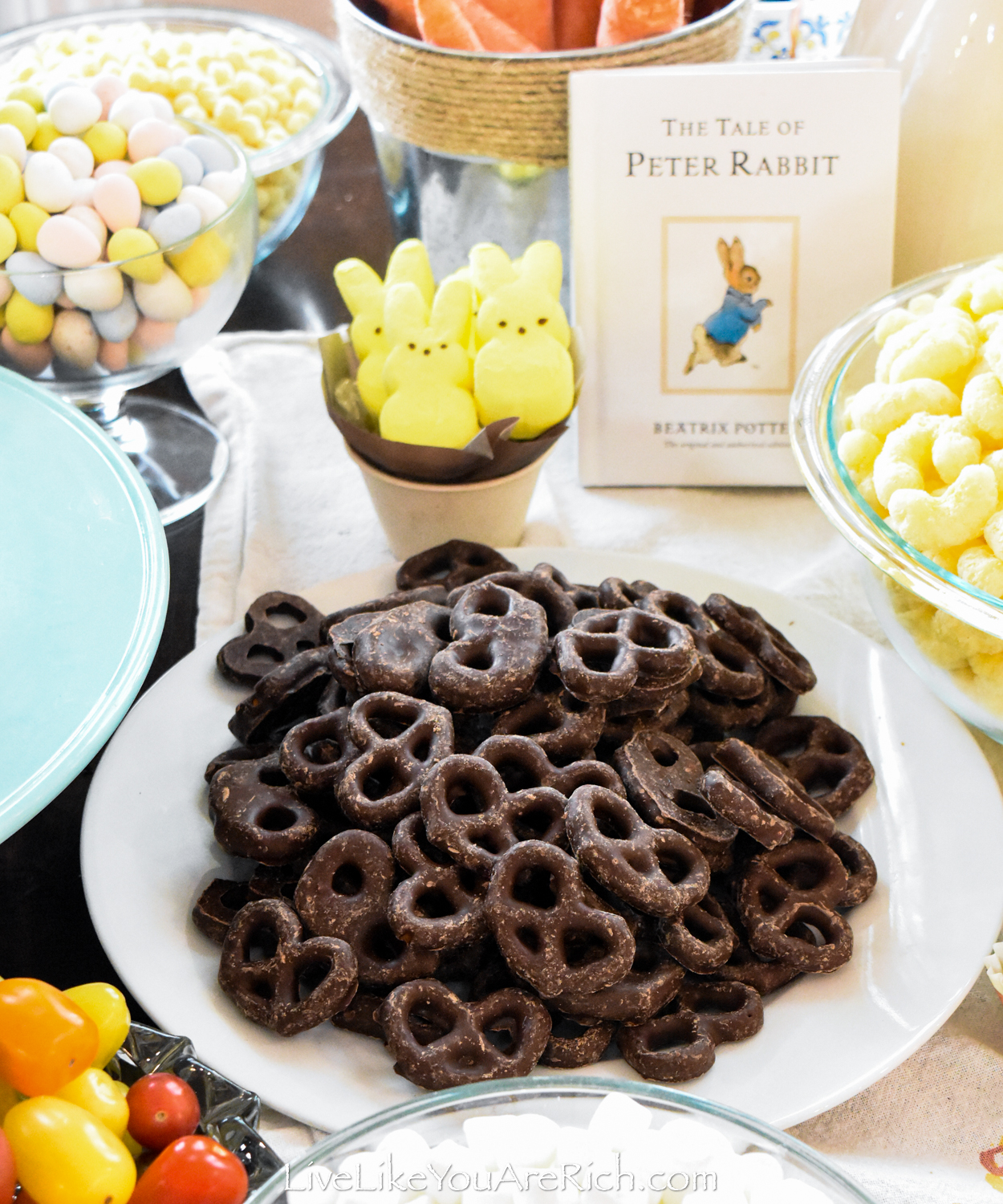 Food and Decor for a Peter Rabbit Party - Live Like You Are Rich