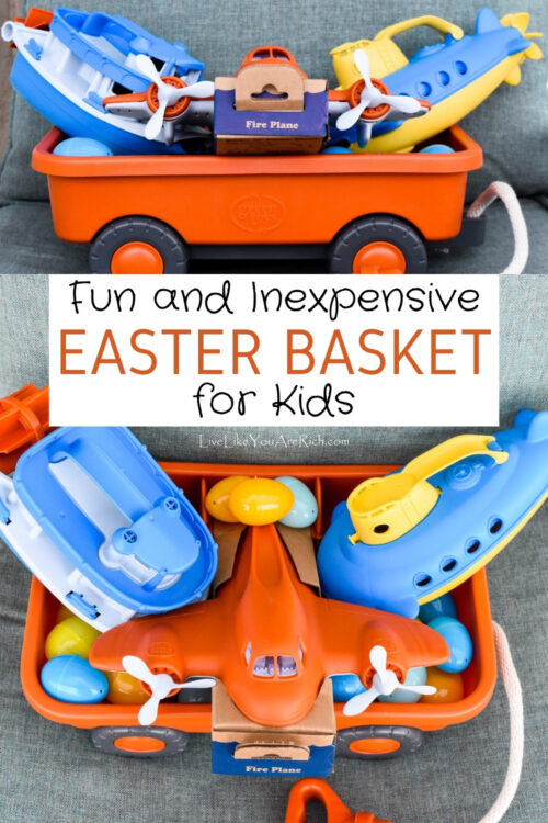 Green Toys Wagon Easter Basket Live Like You Are Rich