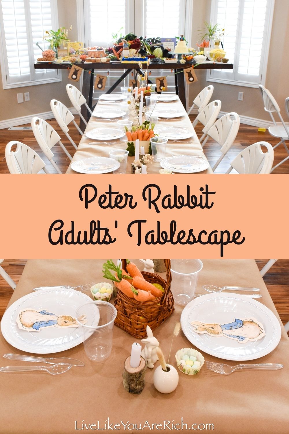 Peter Rabbit Adults' Tablescape