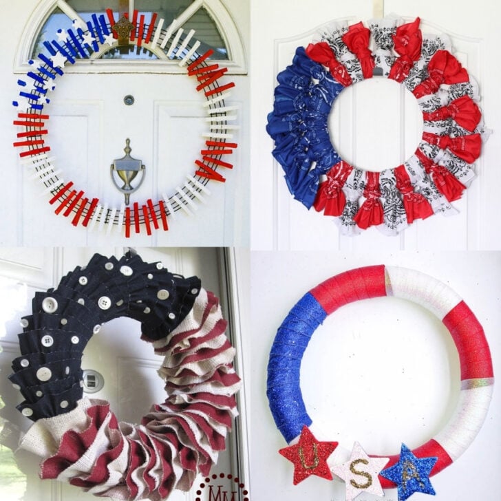 17+ Quick & Easy 4th of July Wreath