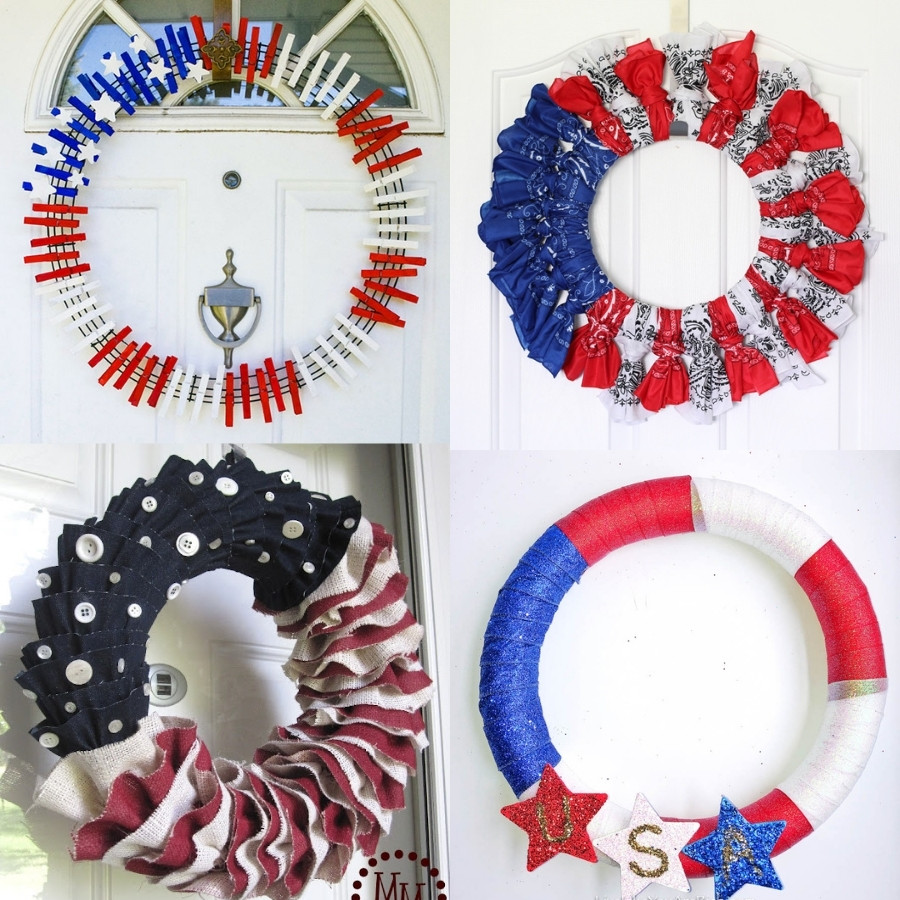 17 Quick & Easy 4th of July Wreath