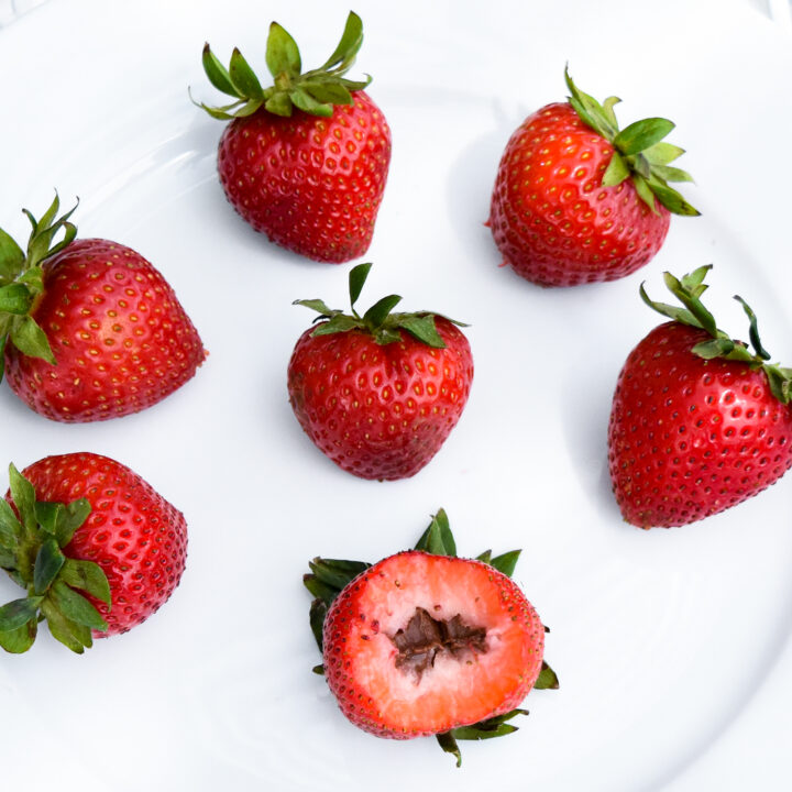 Aurora’s Chocolate-Filled Fresh Strawberries