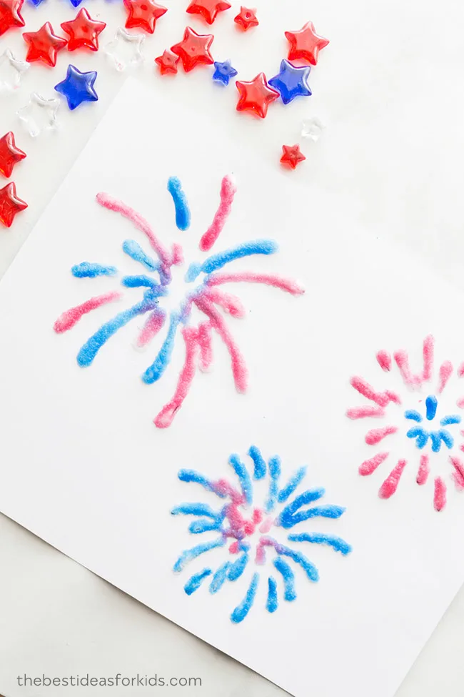 Fireworks with free printable