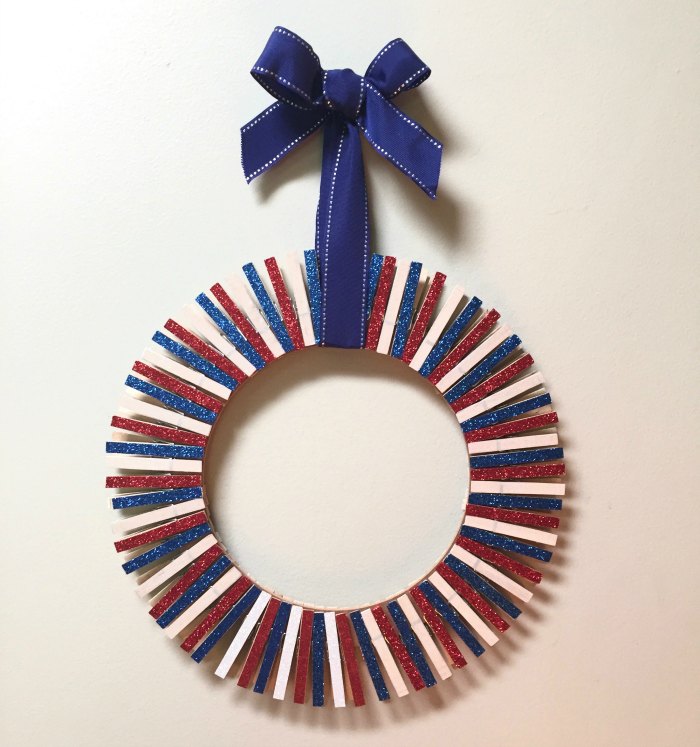 Wreath without added decorations
