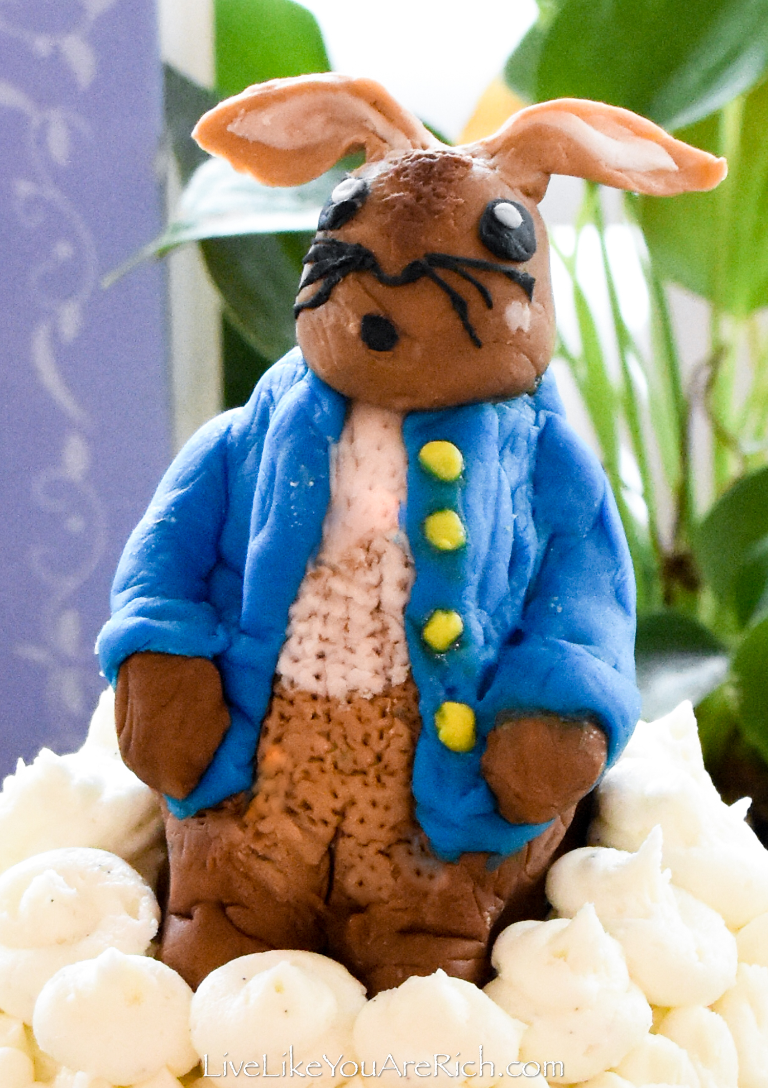 Crafty Cakes | Exeter | UK - Christening Cake with Peter Rabbit Scene