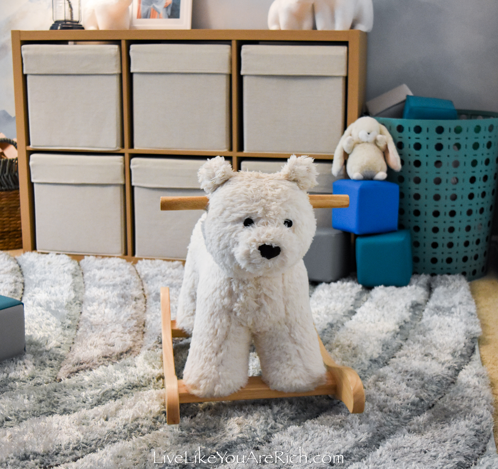 Polar Bear on a rocking chair