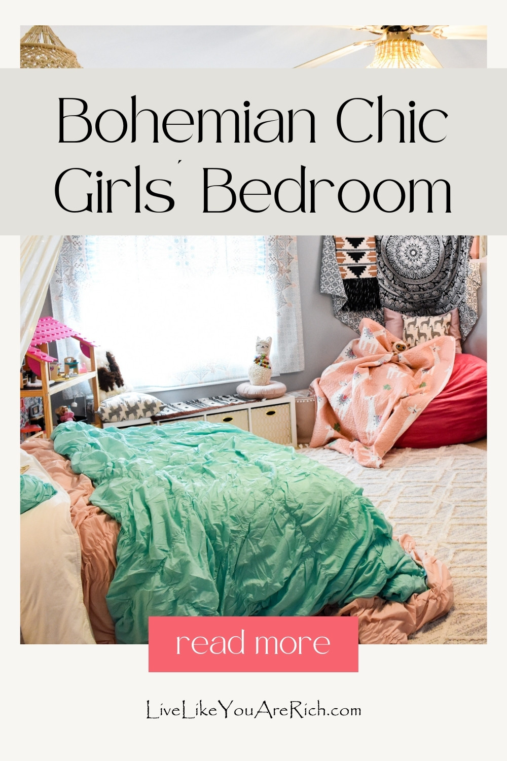 Bohemian Chic Girls' Bedroom